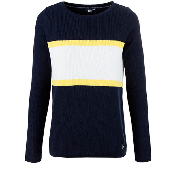 floor navy yellow stripe