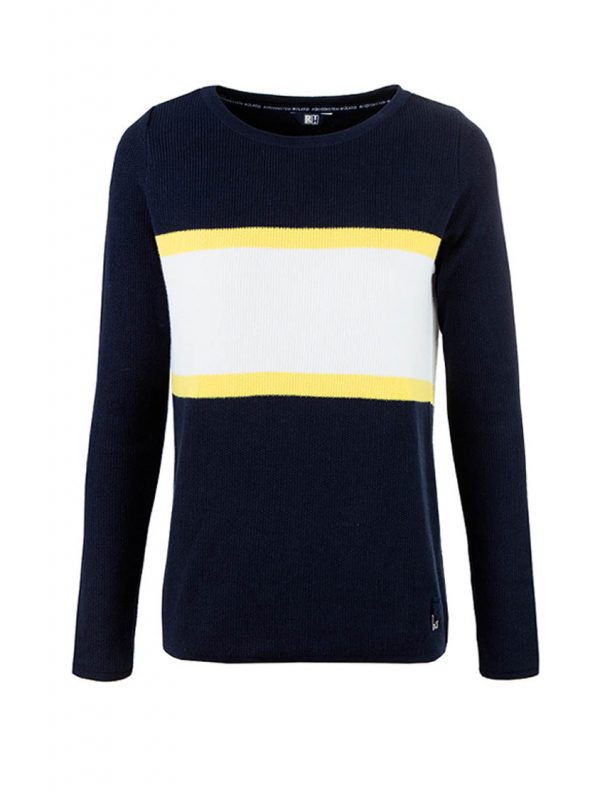 floor navy yellow stripe