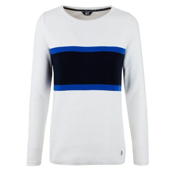 floor offwhite blue stripe