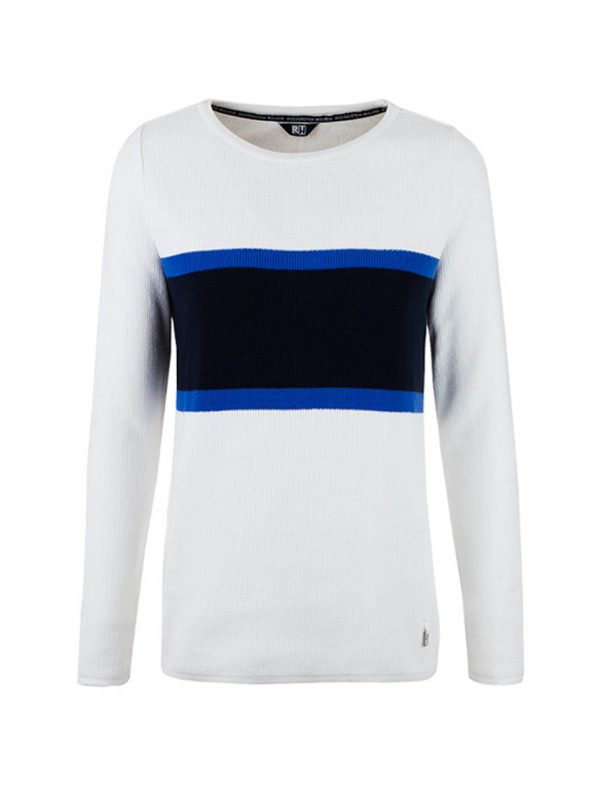 floor offwhite blue stripe